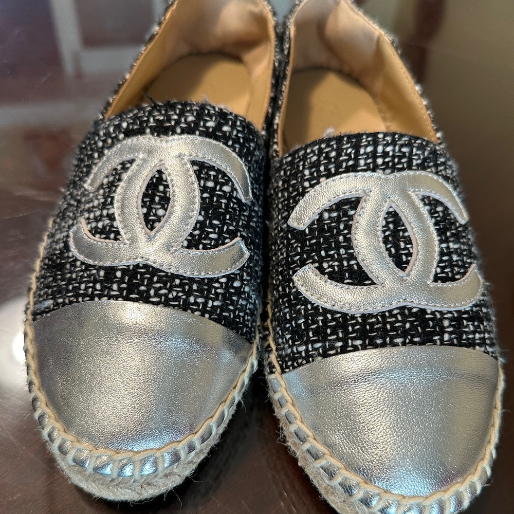 Chanel Tweed Espadrilles